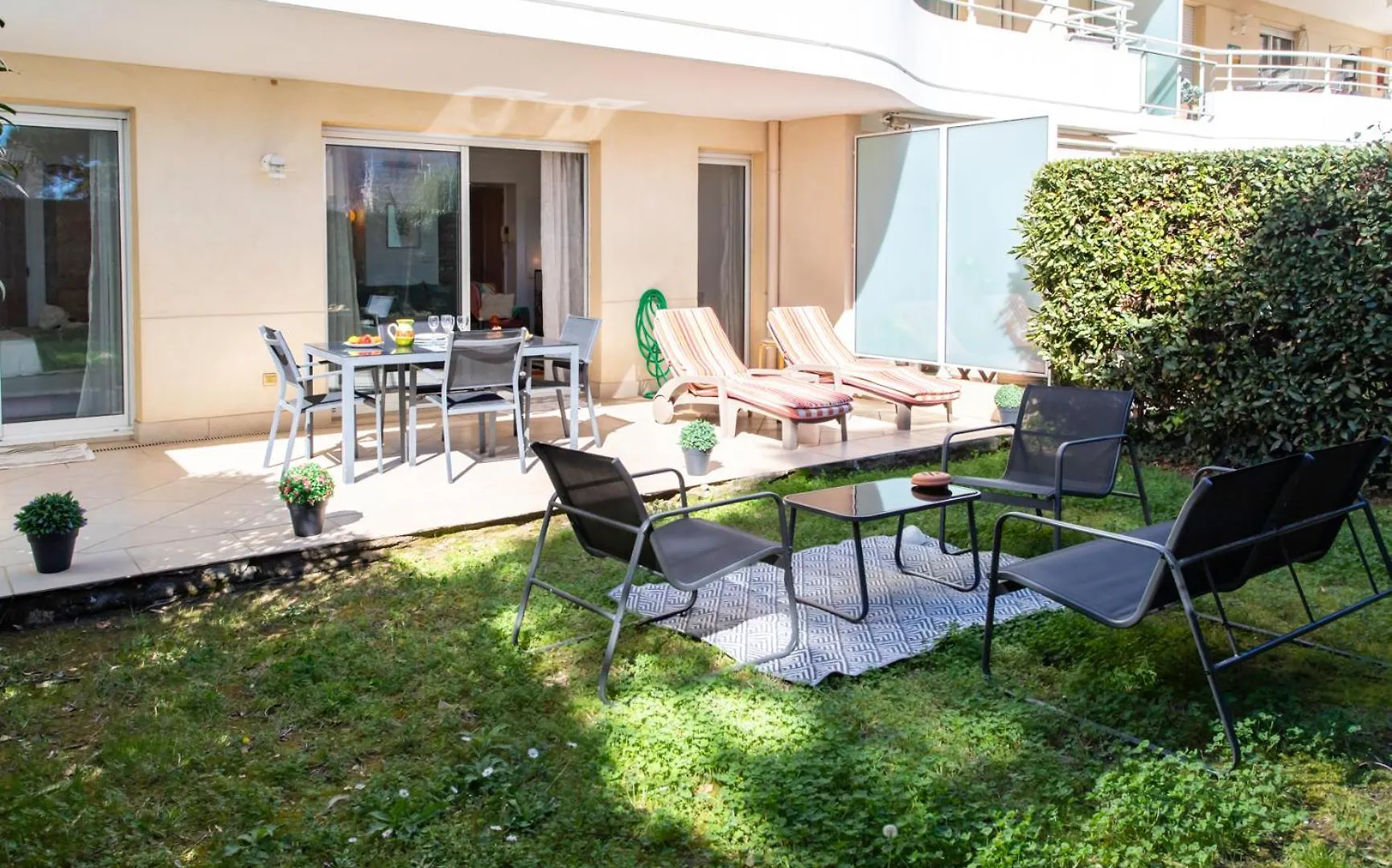 Apartmán A13 - 1 Bdr Garden Floor Fontonne - Ac, Pool & Parking Antibes Francie